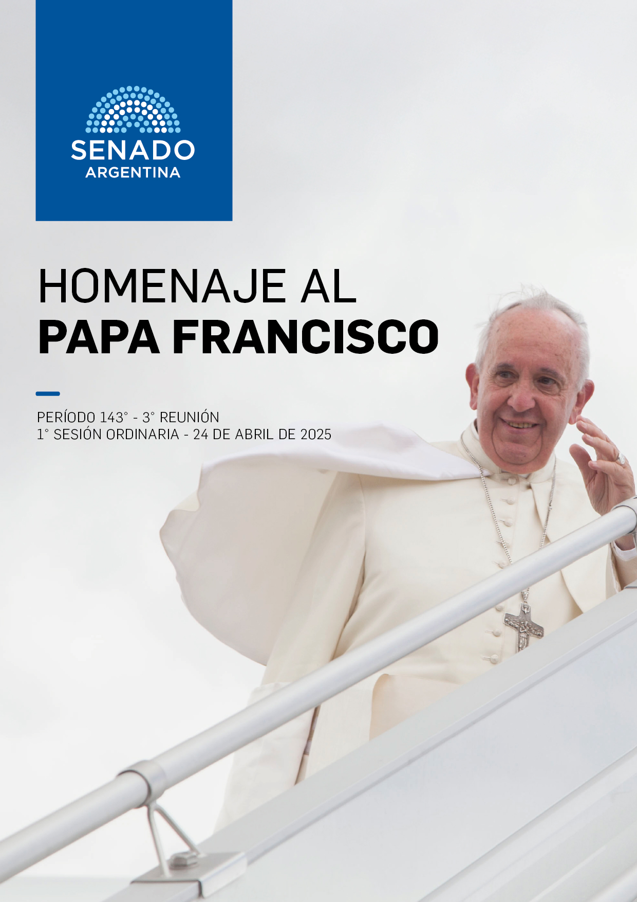 Homenaje al papa Francisco